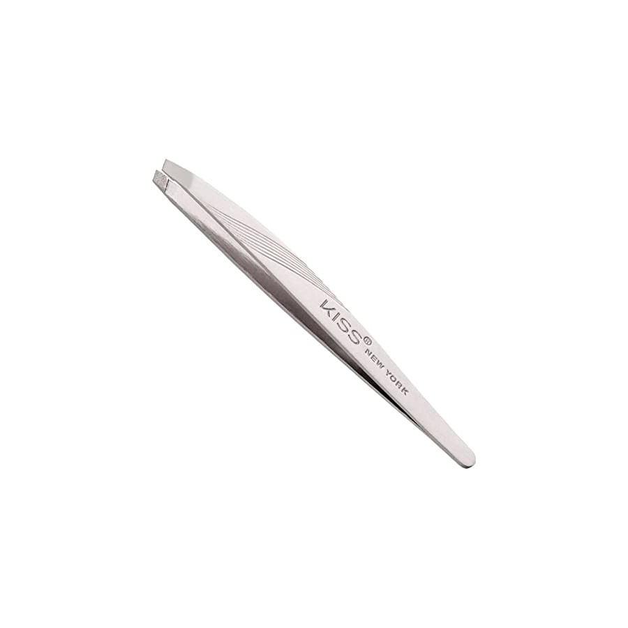 Encontraproduto.com.br - Pinça Ponta Diagonal Premium Kiss NY - Slant Tweezer