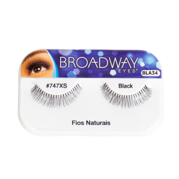Cílios Postiços Fios Naturais #747XS Broadway Eyes