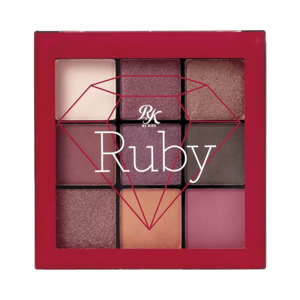 Paleta de Sombras Rk By Kiss Ruby