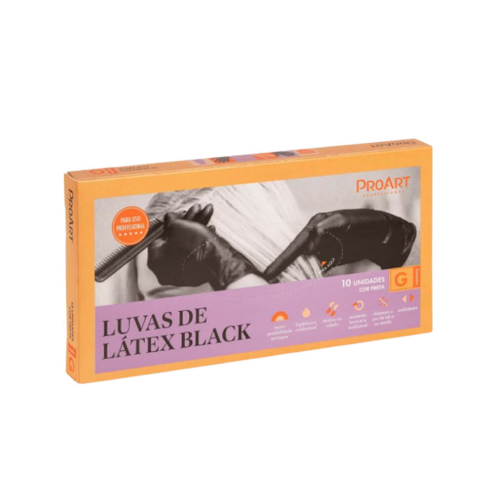 Encontraproduto.com.br - Luva de Látex Grande com 10 unidades - ProArt
