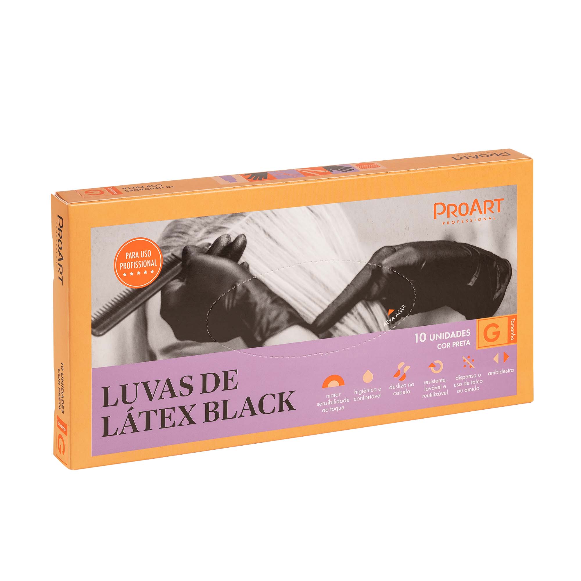 Encontraproduto.com.br - Luva de Látex Grande com 10 unidades - ProArt