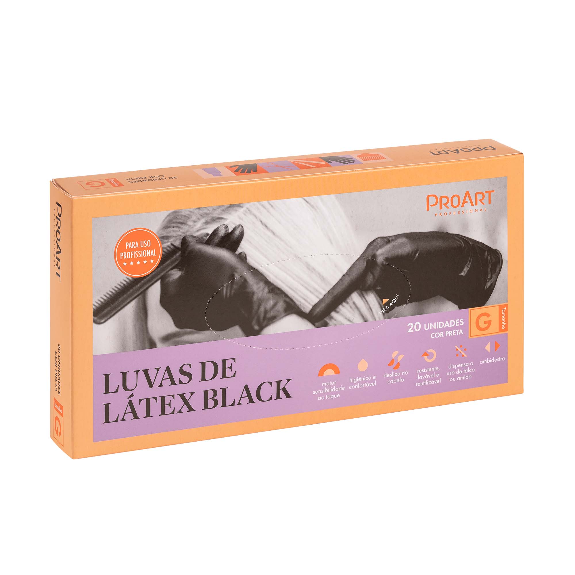 Encontraproduto.com.br - Luva de Látex Grande com 20 unidades - ProArt