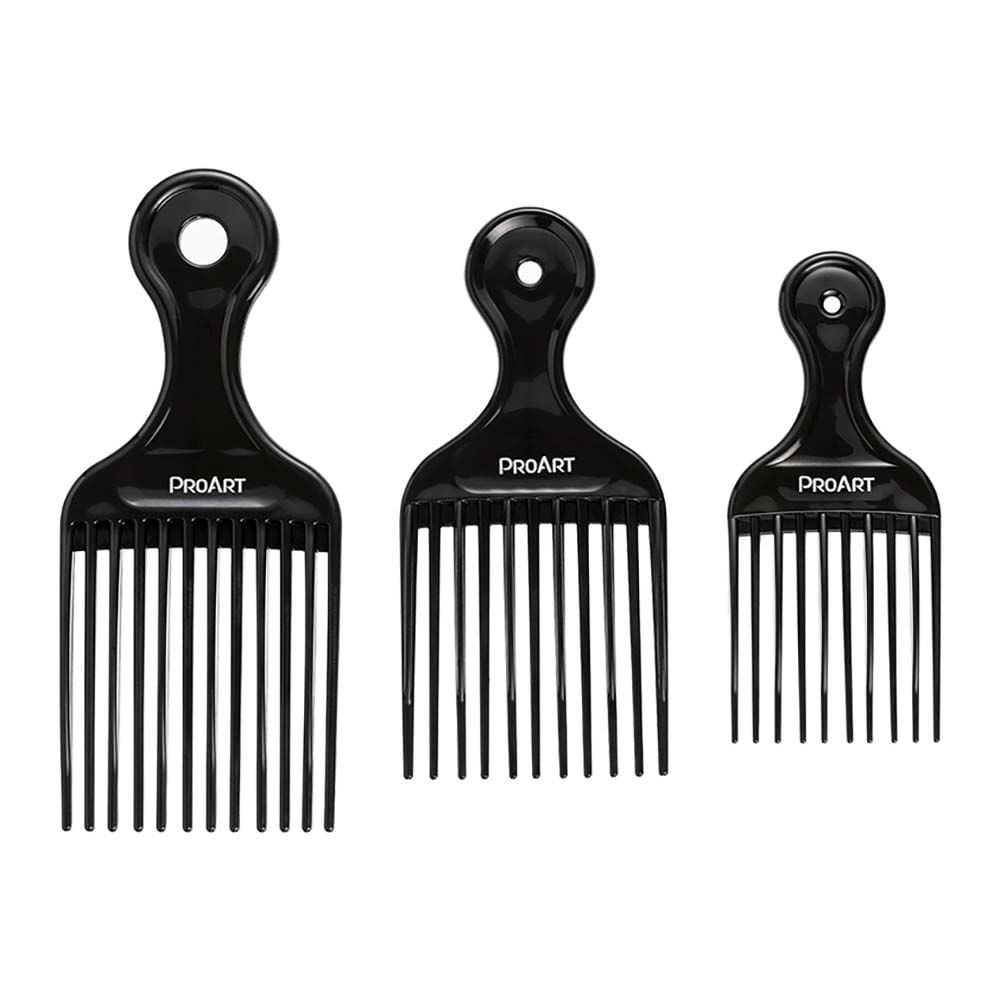 Encontraproduto.com.br - Pente ProArt Wonder Curly Garfo de Metal 3 Unidades
