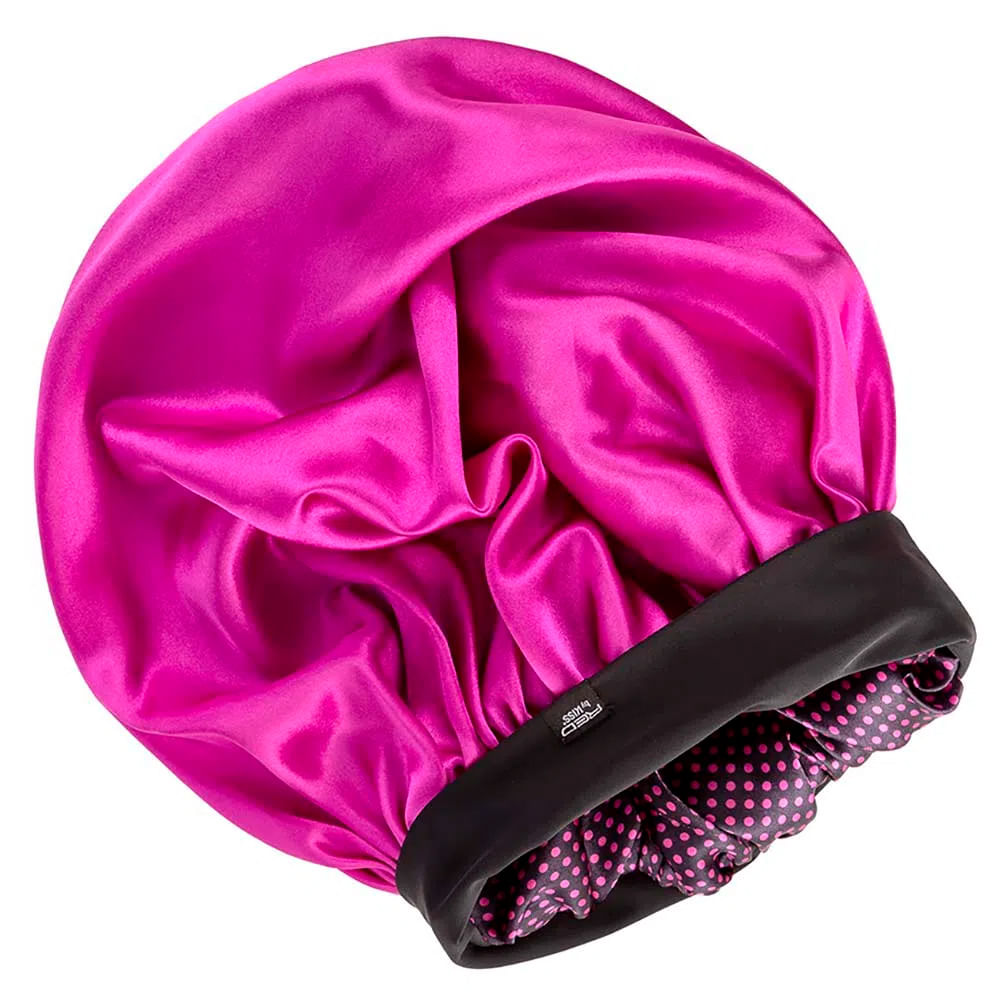 Encontraproduto.com.br - Touca de Cetim ProArt Dupla Camada GG Rosa 1un