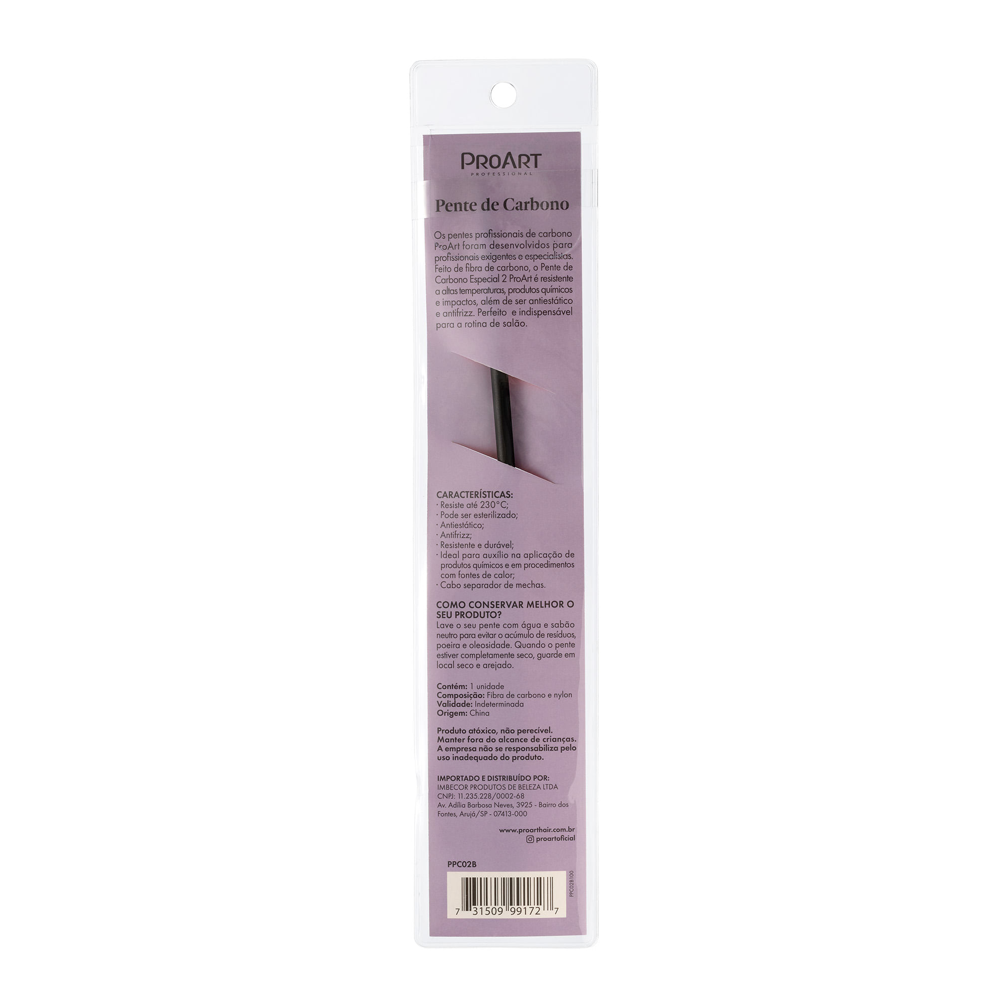 Encontraproduto.com.br - Pente ProArt de Carbono Special 2