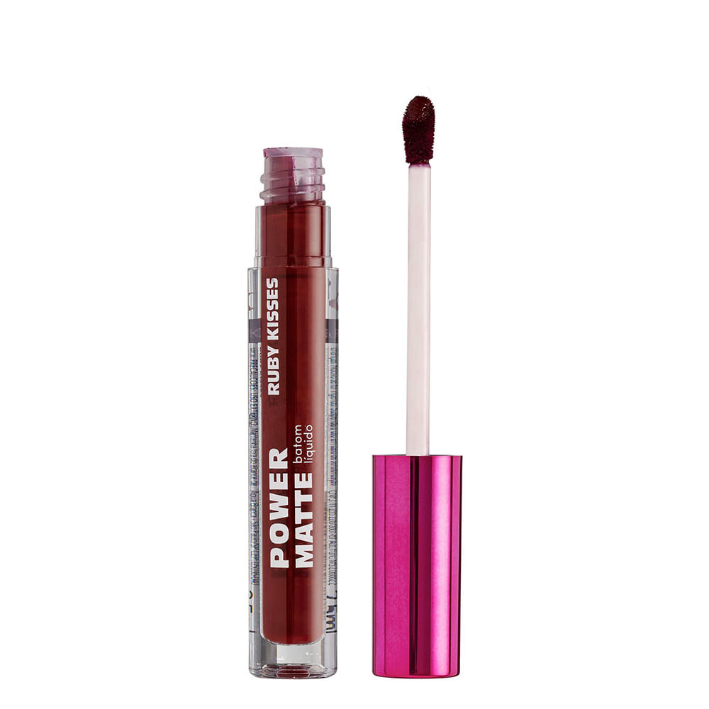 Encontraproduto.com.br - Batom Líquido Ruby Kisses Power Matte Dark Mood