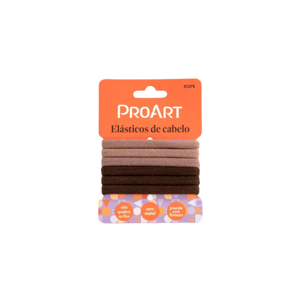 Encontraproduto.com.br - Elásticos Pequeno de Cabelo 6 unidades - ProArt