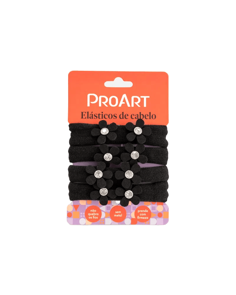 Encontraproduto.com.br - Elásticos de Cabelo Proart Flor