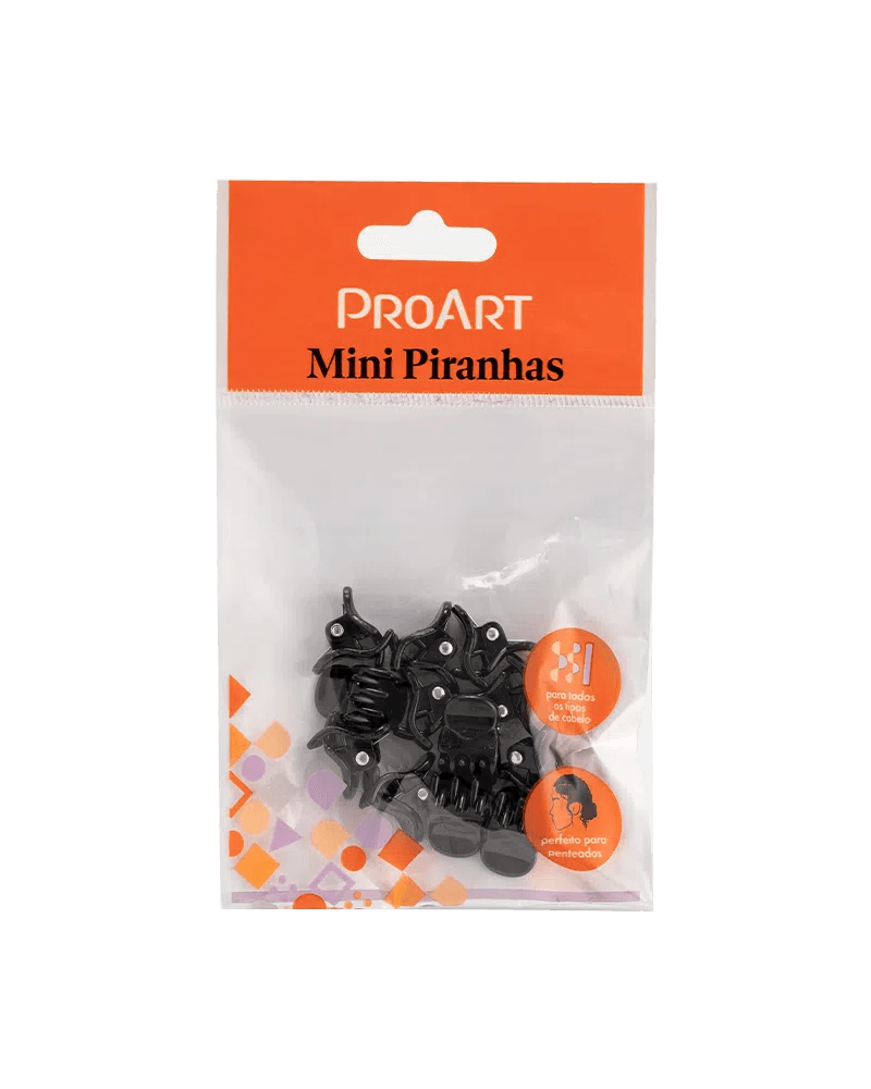 Encontraproduto.com.br - KIT PIRANHA DE CABELO PROART MEDIO SORTIDO C/12un