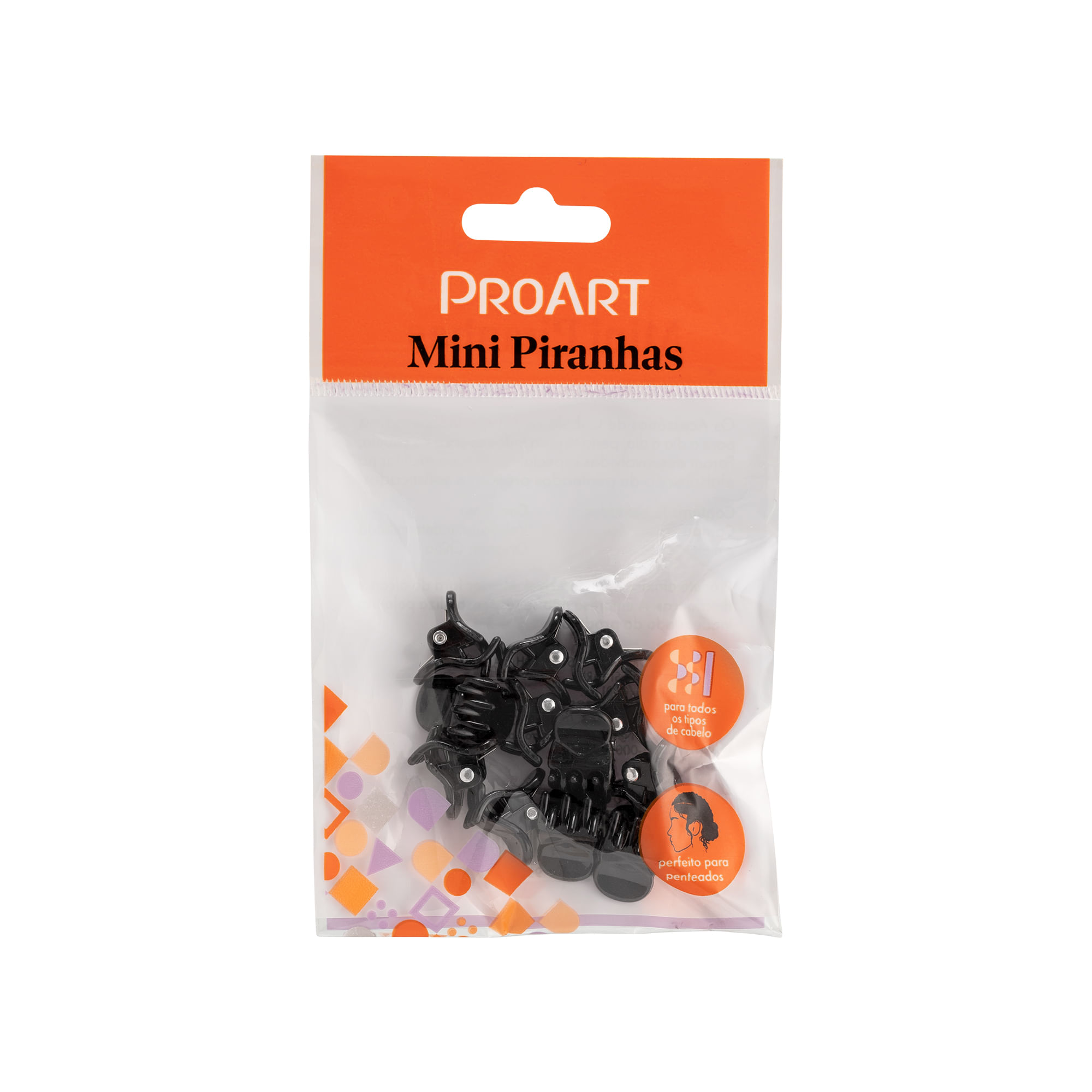 Encontraproduto.com.br - KIT PIRANHA DE CABELO PROART MEDIO SORTIDO C/12un