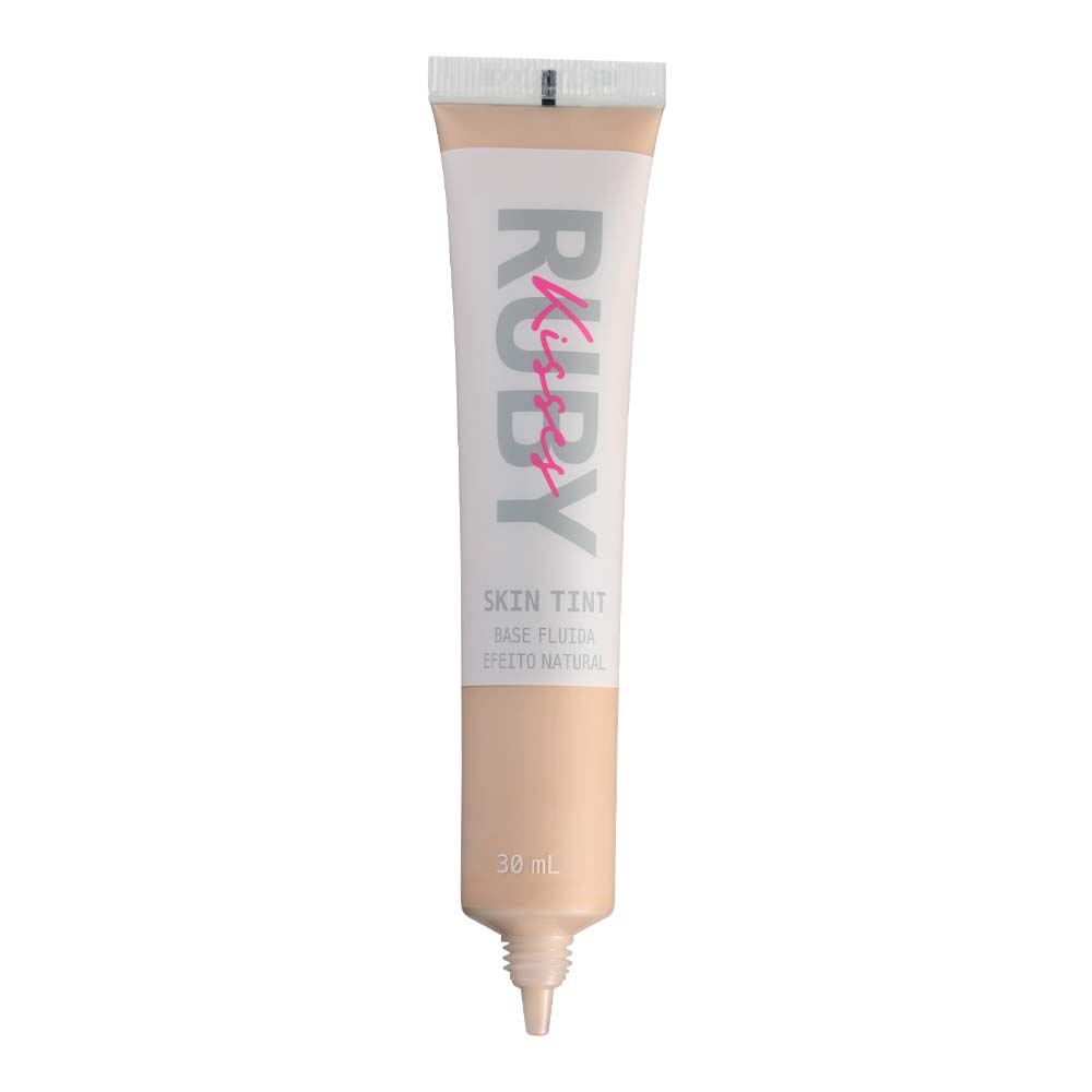 Encontraproduto.com.br - Base Fluida Ruby Kisses Skin Tint Efeito Natural Cor 105 RS105B 30ml