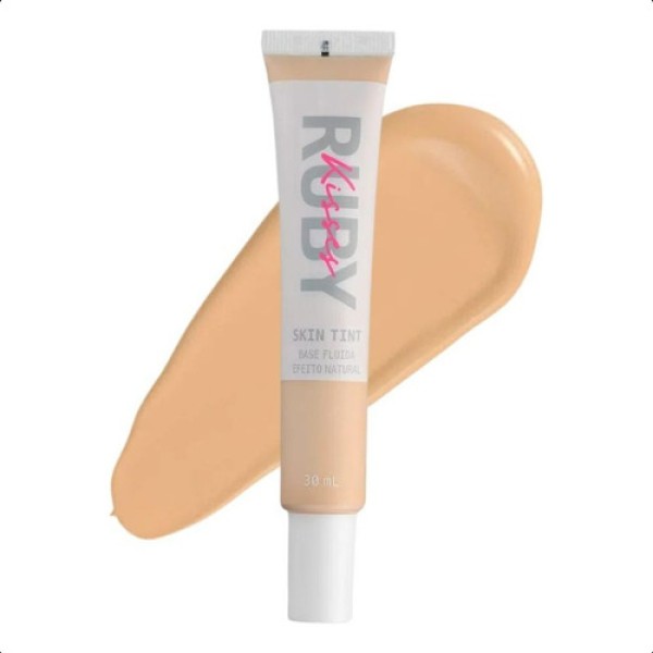 Encontraproduto.com.br - Base Fluida Ruby Kisses Skin Tint Efeito Natural Cor 347 RS347B 30ml