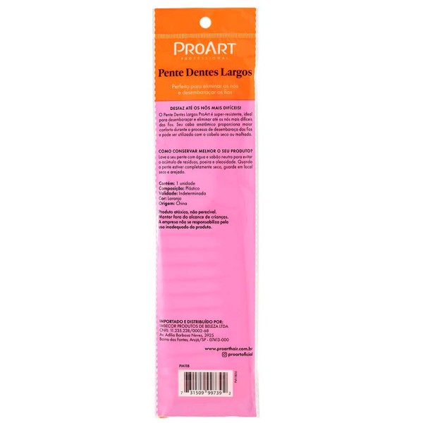 Encontraproduto.com.br - Pente de Cabelo Proart Dentes Largos