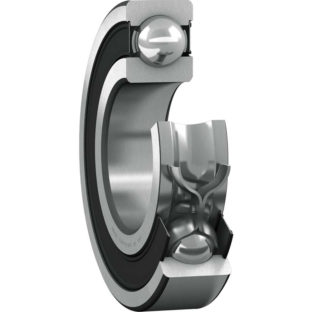 Encontraproduto.com.br - Rolamento Rígido de Esfera 6210-2RS1/C3 - SKF