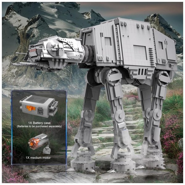 Encontraproduto.com.br - Kit de Construção Star Plan Toy MOC Movie Game com 6919 Peças para Crianças e Adultos, Mould King, Cinza