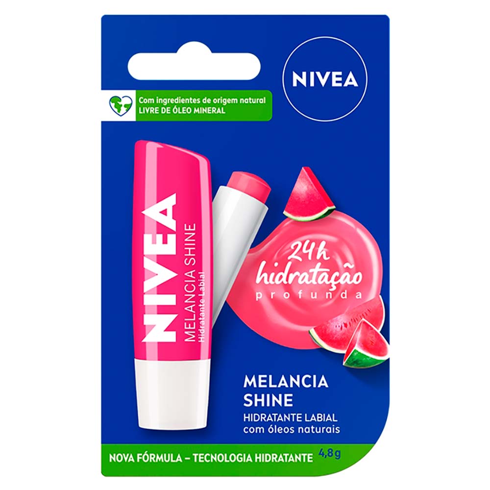 Encontraproduto.com.br - Hidratante Labial NIVEA Shine - 4,8g