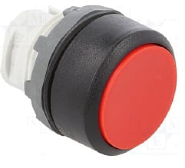 MP110R Cabeçote Botão Impulso Vermelho Abb