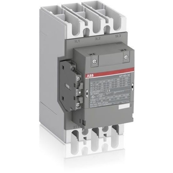Contator Tripolar, 190A, Bobina em 100-250Vca, AF190-30-11-13, 1NA+1NF, Linha AF, ABB