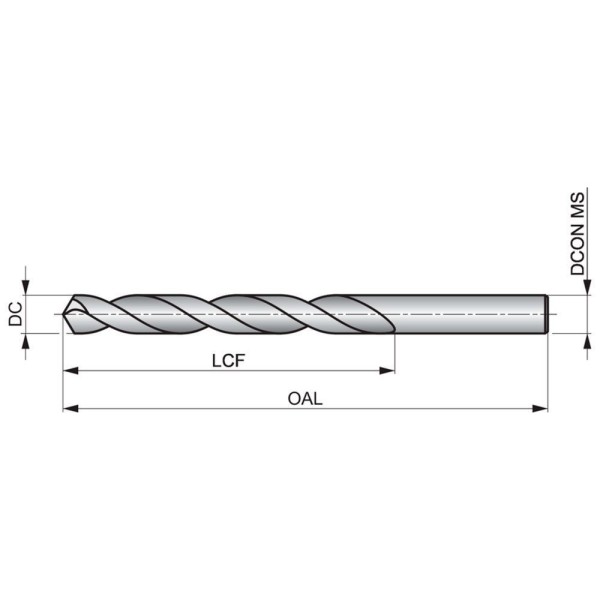 Encontraproduto.com.br - Broca Aço Rápido Haste Paralela 3,7mm DIN 338 Afiação em Cruz 39-70mm - Dormer