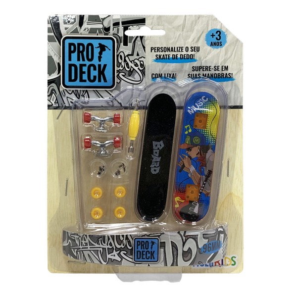 Encontraproduto.com.br - Prodeck Skate de Dedo Personalizável 1Pc Multikids - BR1803OUT [Reembalado]