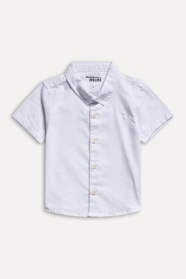 Camisa Bb Oxford Mc