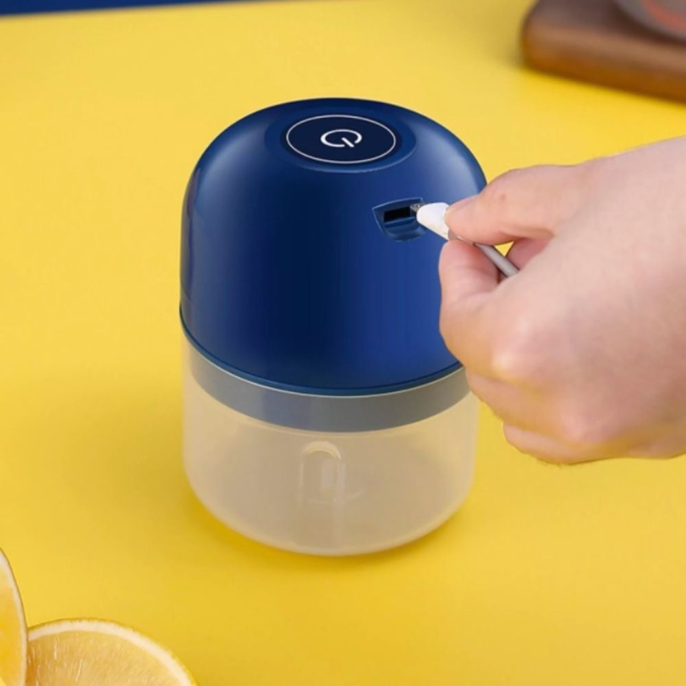 Encontraproduto.com.br - Mini Processador De Alimentos Sem Fio Elétrico 100ml Prático E Eficiente