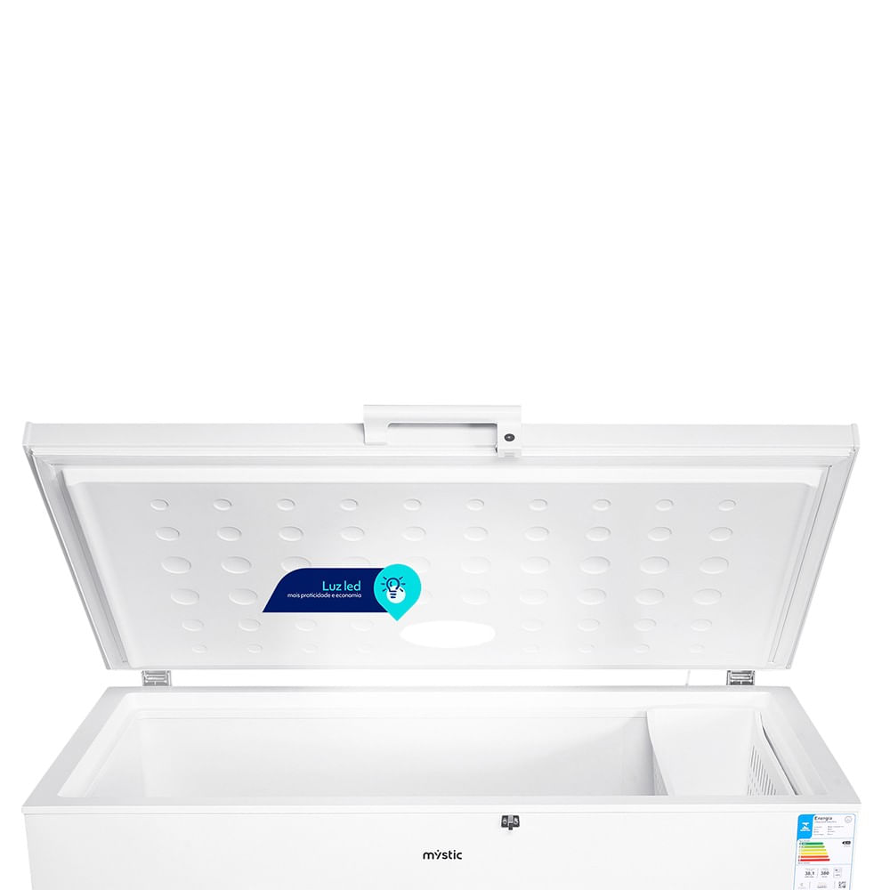 Encontraproduto.com.br - Freezer Horizontal Mystic 380 Litros Com Luz Led Na Porta My-Fz401L (MP)
