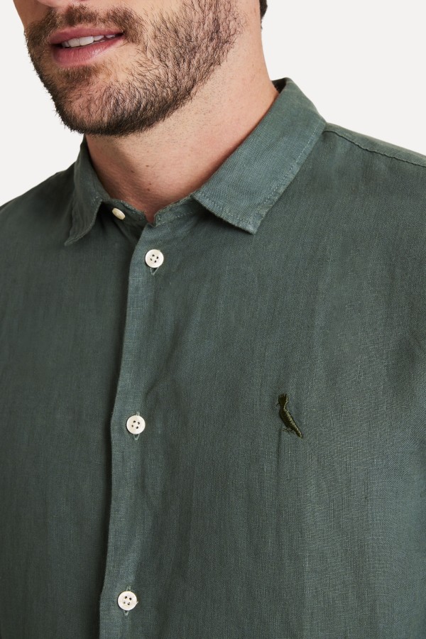 Encontraproduto.com.br - Camisa Pf Ml Linho