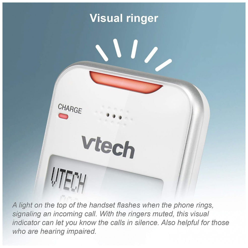 Encontraproduto.com.br - Telefone Sem Fio Vtech Vs112-27, Secretária Eletrônica