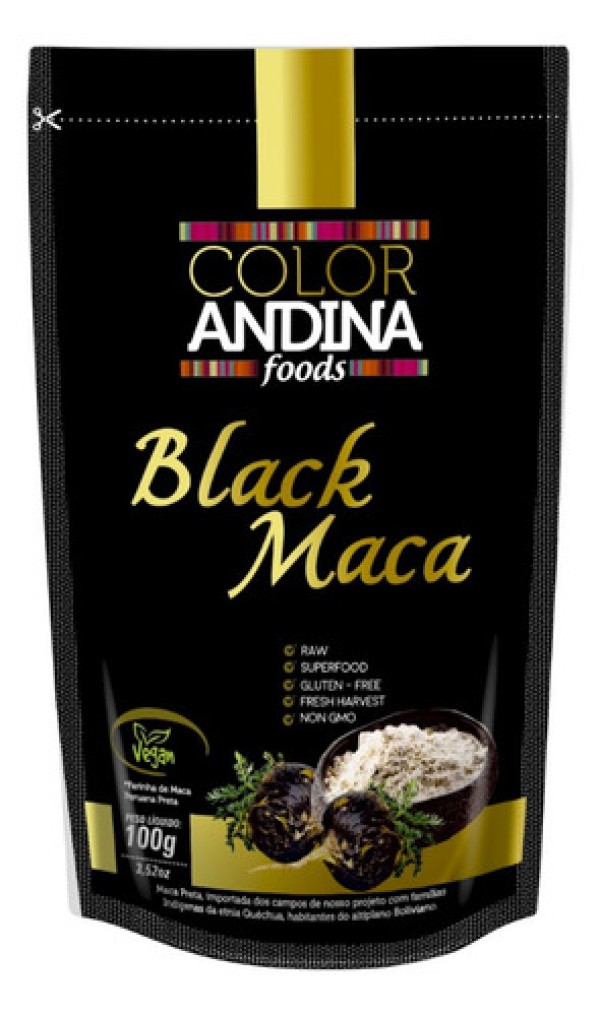 Encontraproduto.com.br - Maca Peruana Preta 100g Color Andina