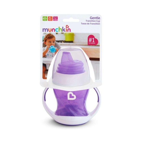 Encontraproduto.com.br - Copo de Transição Roxo 120ml Munchkin
