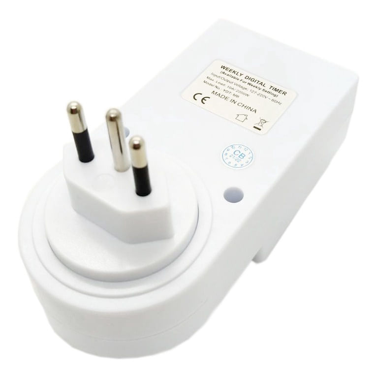 Encontraproduto.com.br - Temporizador de Tomada Digital Timer Programavel Bivolt 110v/220v