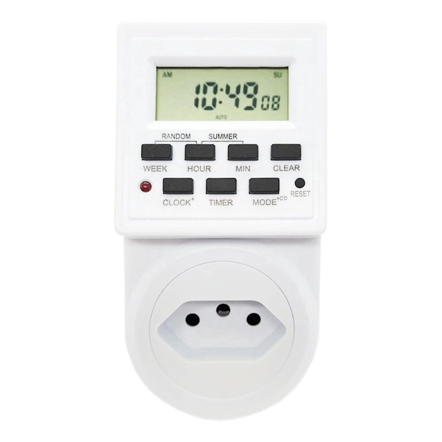 Encontraproduto.com.br - Temporizador de Tomada Digital Timer Programavel Bivolt 110v/220v