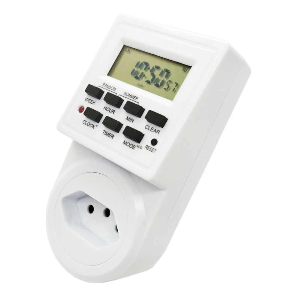Encontraproduto.com.br - Temporizador de Tomada Digital Timer Programavel Bivolt 110v/220v