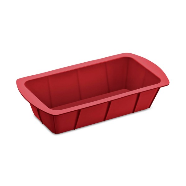 Encontraproduto.com.br - Forma de Silicone Para Pão 20cm Vermelha Up Home - UD155X [Reembalado]