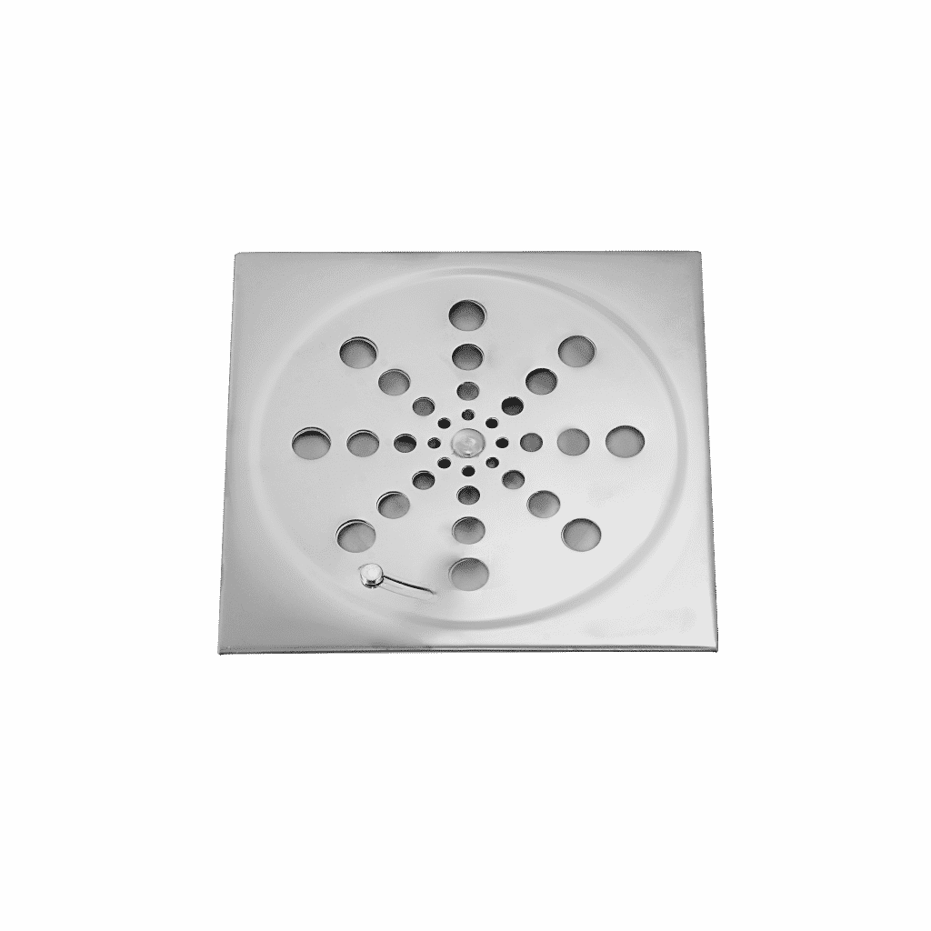 Grelha 10x10cm Inox Cinza Quadrada Branox