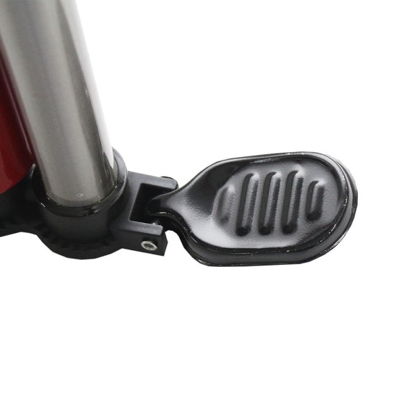 Encontraproduto.com.br - Bomba Ar Vertical 50 Cm Com Manômetro Alumínio - Macrolub