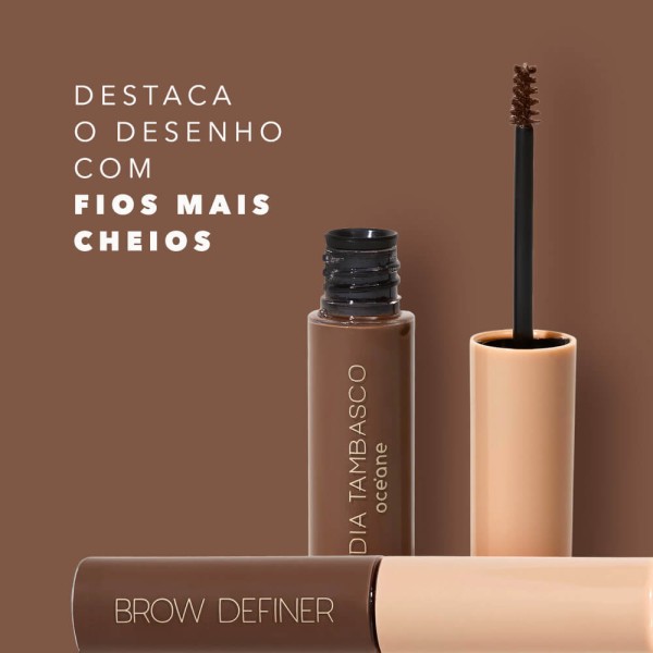 Encontraproduto.com.br - Máscara de Sobrancelha Castanho Nádia Tambasco By Océane - Brow Definer Natural Brown 5ml