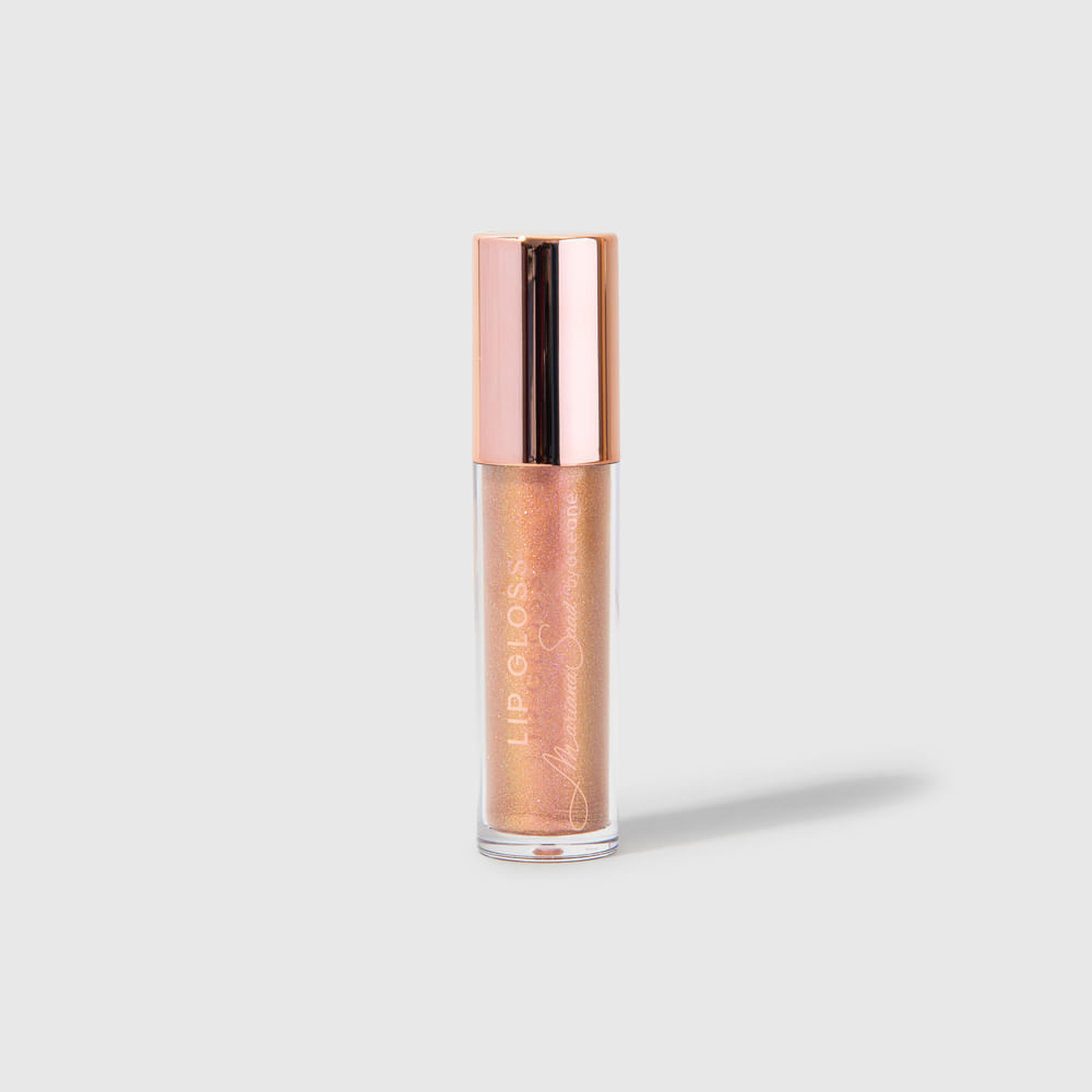 Encontraproduto.com.br - Brilho Labial Rosa Dourado Mariana Saad By Océane - Lip Gloss Sunset 4g