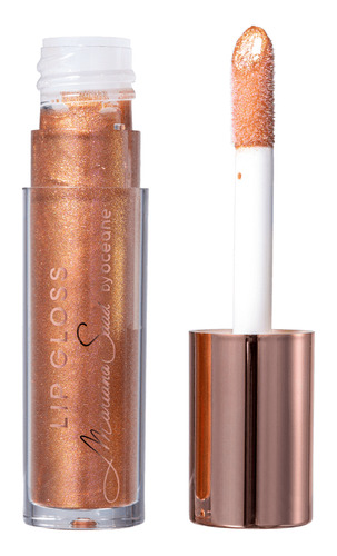 Encontraproduto.com.br - Brilho Labial Rosa Dourado Mariana Saad By Océane - Lip Gloss Sunset 4g