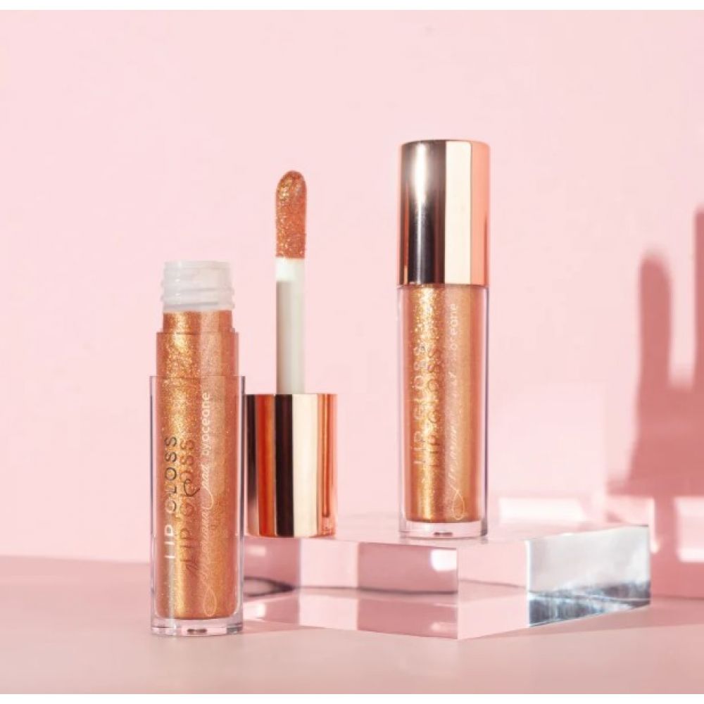 Encontraproduto.com.br - Brilho Labial Rosa Dourado Mariana Saad By Océane - Lip Gloss Sunset 4g
