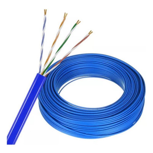 Cabo Cftv Frapa, 4 Pares Torcidos, 0,45mm Cca, 100 Metros Azul - F4tac45az1