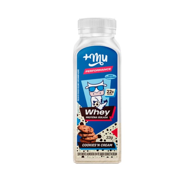 Encontraproduto.com.br - Whey Isolado +Mu Performance - Cookies’n Cream – Garrafinha