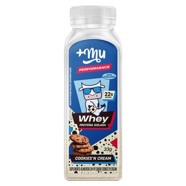 Encontraproduto.com.br - Whey Isolado +Mu Performance - Cookies’n Cream – Garrafinha