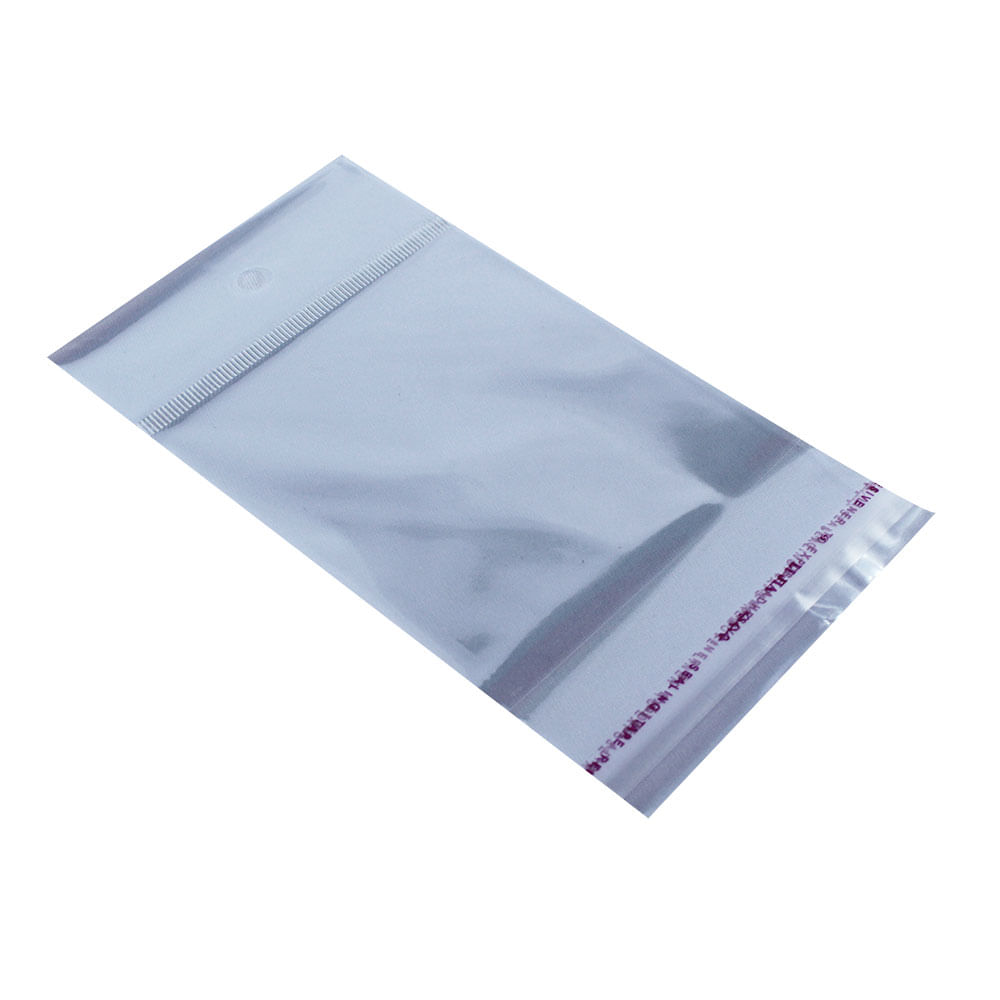 Encontraproduto.com.br - 1000 Unidades saco Plástico Adesivado com Solapa 9x9+3 cm
