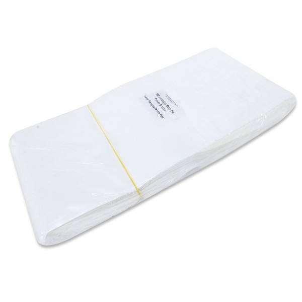Encontraproduto.com.br - 100 un Saco Hermético 13x19 cm Fundo Branco Visor com Furo