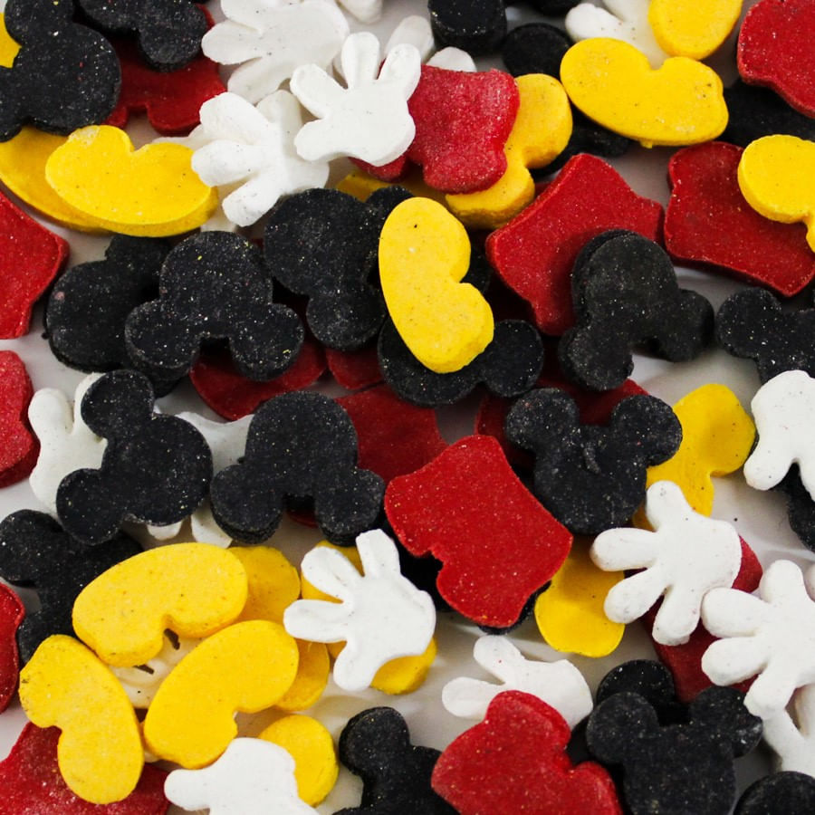 Confeitos de Açúcar Mini Peças Mickey ABELHA CONFEITEIRA