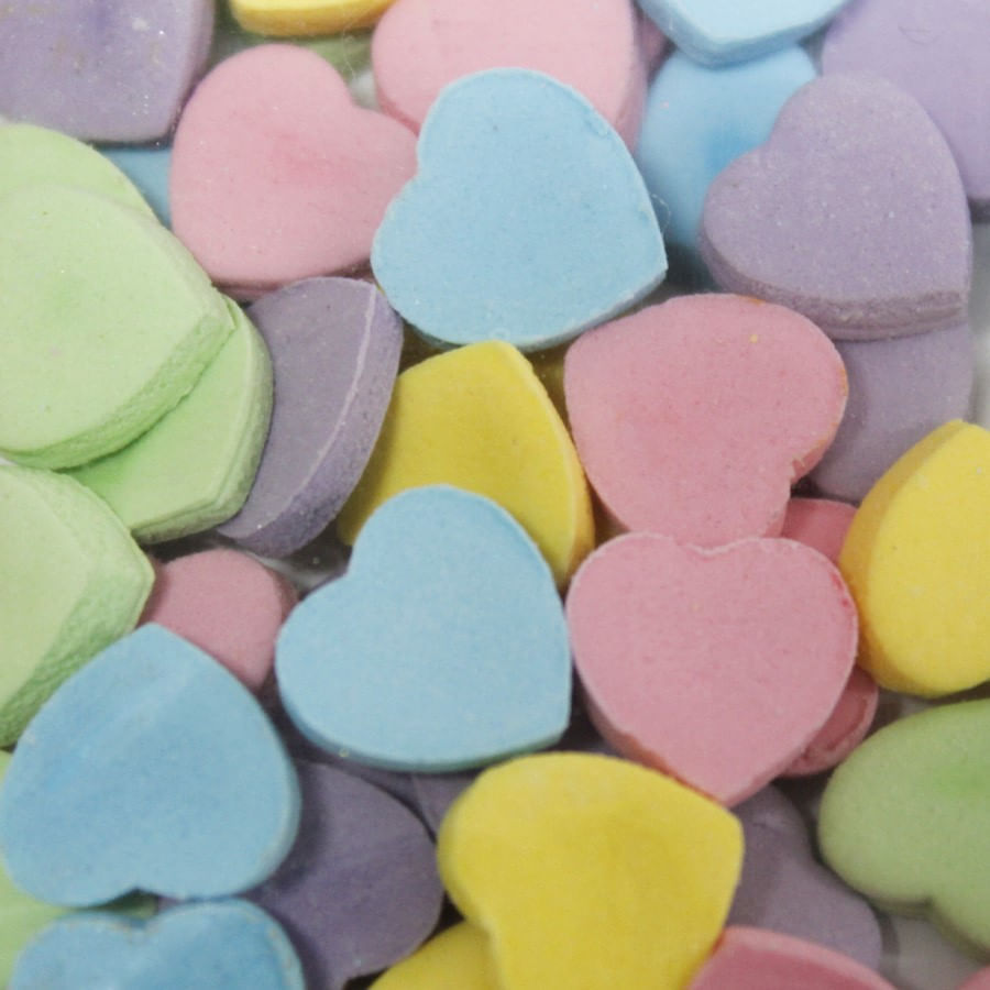 Confeitos de Açúcar Mini Corações Coloridos 50 Unidades ABELHA CONFEITEIRA