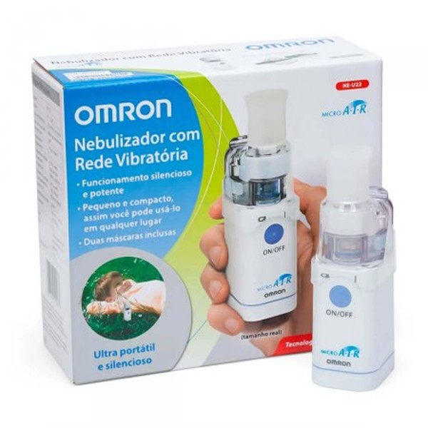 Encontraproduto.com.br - Aparelho De Aerosol Omron Inalador Micro Air Com Rede Vibratória Ne-u22