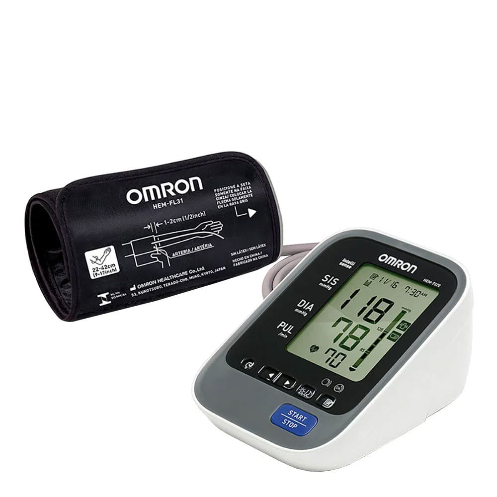Encontraproduto.com.br - Monitor De Pressão Omron Digital De Braço Automático Mommy